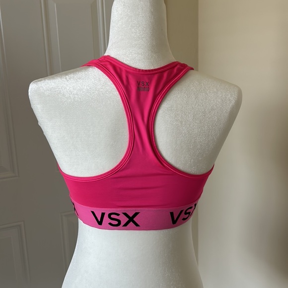 Bundle 2 Victorias Secret VS Sports Bras PINK Neon Green VSX Medium M - Picture 2 of 5